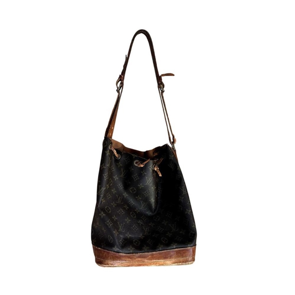 SOLD Louis Vuitton Black and Brown Monogram Shoulder Bag